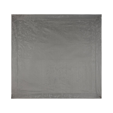 French Home Linen 68" x 100" Renaissance Tablecloth - Dark Grey
