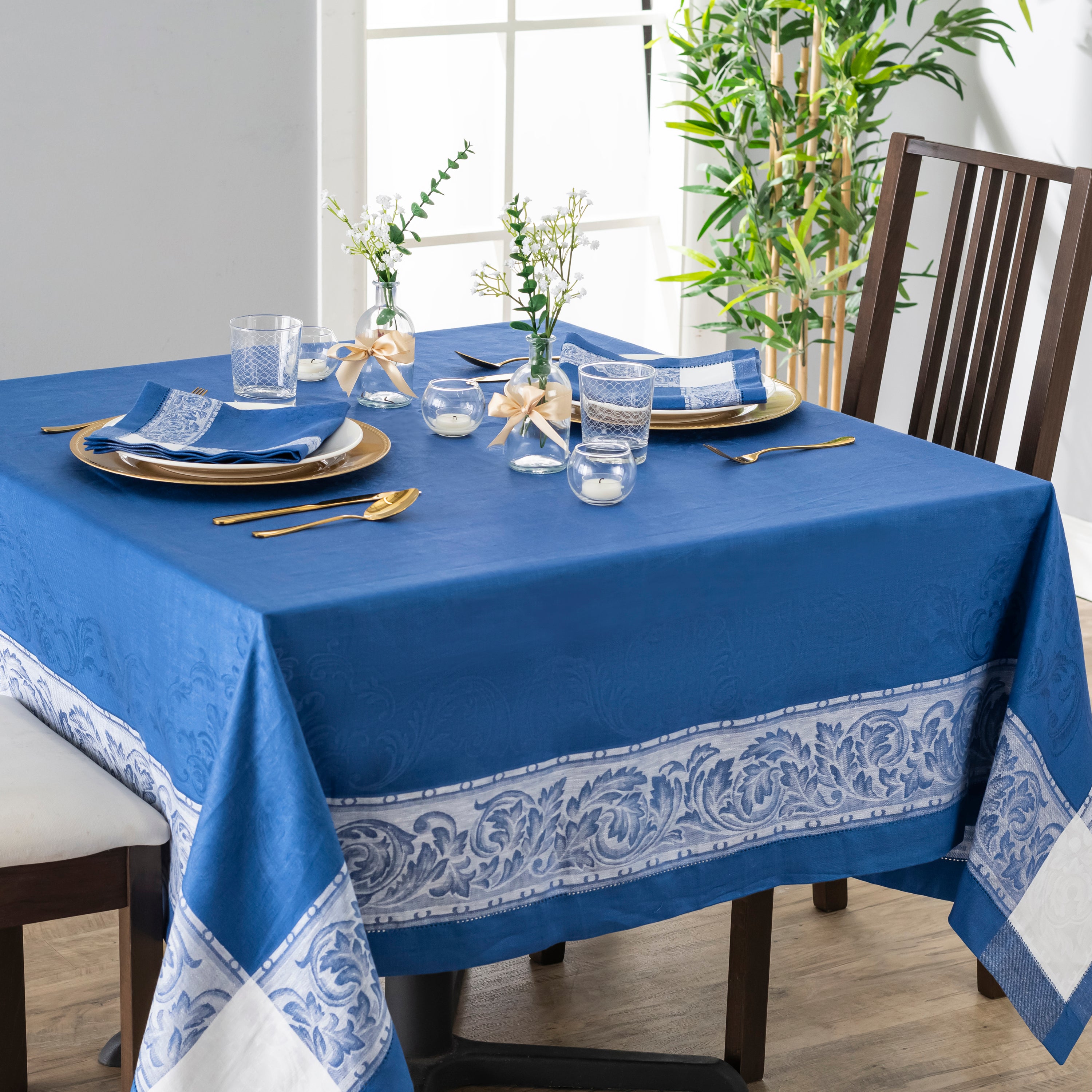 French Home Paris Linen Tablecloth - Thumbnail 5