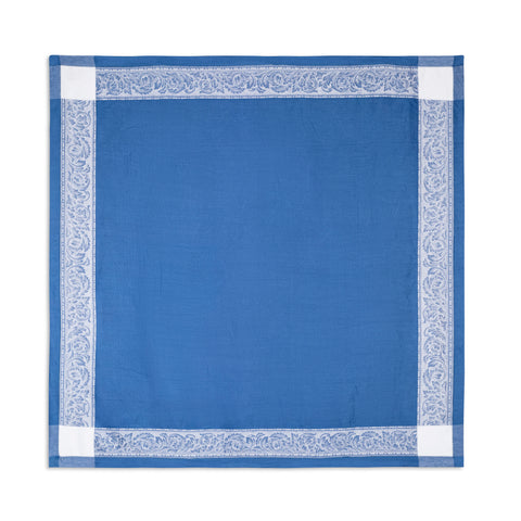 French Home Linen 71" x 71" Paris Tablecloth – French Blue